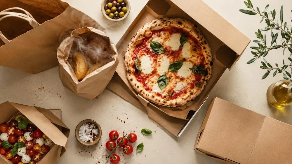 Confezioni per la consegna a domicilio