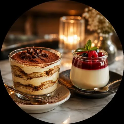Dolci italiani al cucchiaio